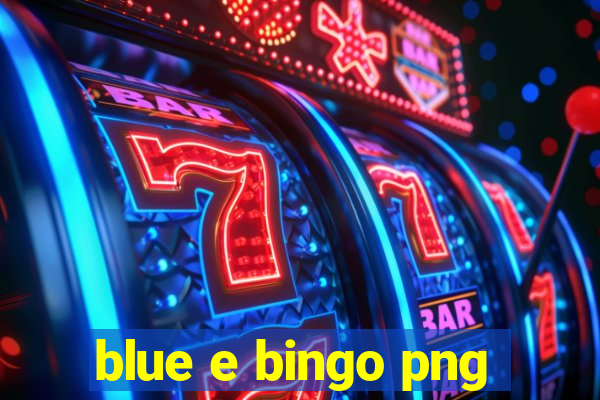 blue e bingo png